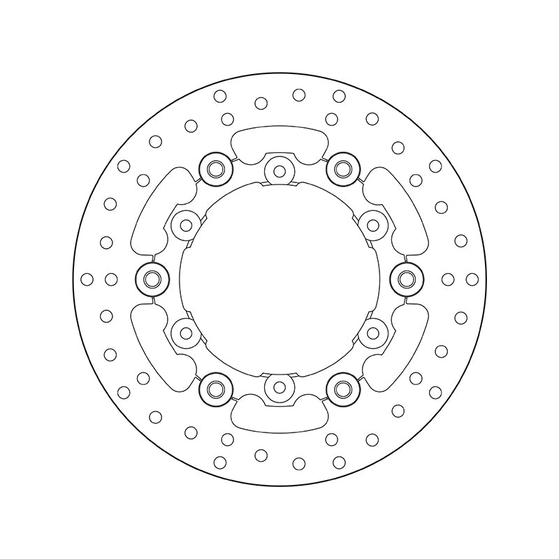 Husqvarna 701 Supermoto [BREMBO] - Series Oro round floating brake discs - in pairs