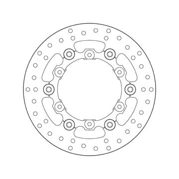 Husqvarna 701 Supermoto [BREMBO] - Series Oro round floating brake discs - in pairs