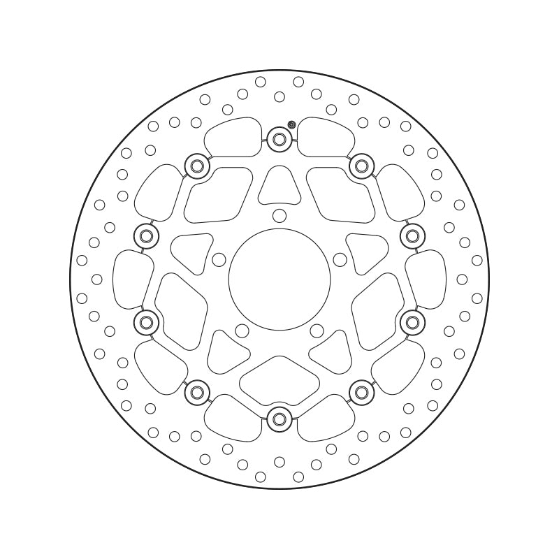 Kawasaki Zx-10Rr [BREMBO] - Disque de frein flottant rond Série Oro