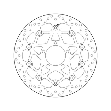 Kawasaki Zx-10Rr [BREMBO] - Serie Oro rund schwimmende Bremsscheibe