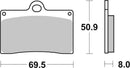 Ducati Monster 900 [BREMBO] - Competition Carbon Ceramic Brake Pads - 07BB15RC-1