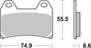 Ducati Monster 1100 [BREMBO] - Competition Carbon Keramik Bremsbeläge - 07BB19RC-1