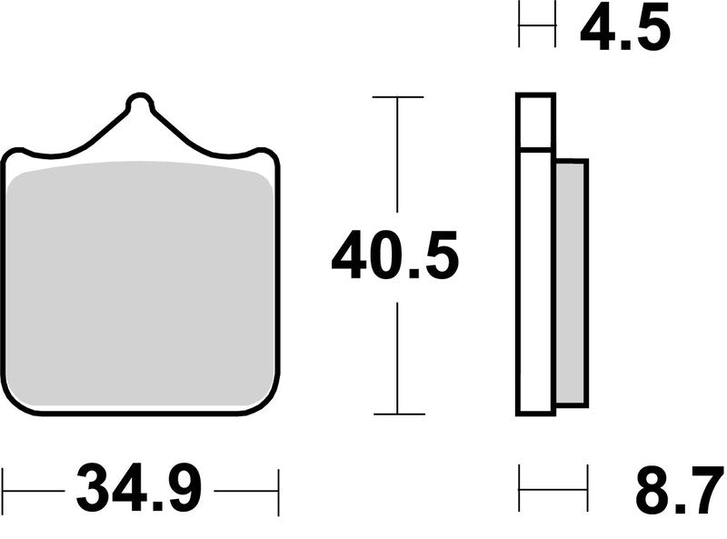 Ktm 690 Sm Prestige [BREMBO] - Competition Carbon Ceramic Brake Pads - 07BB33RC