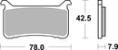Honda Cmx 1100 Rebel Dct [BREMBO] - Competition Carbon Ceramic Brake Pads - 07HO63RC-1