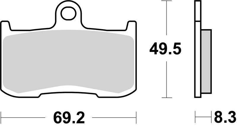 Suzuki Gsx 8R [BREMBO] - Plaquettes de Frein Compétition Carbone Céramique - 07KA23RC