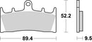 Suzuki Gsx-R 1000 [BREMBO] - Competition Carbon Ceramic Brake Pads - 07SU19RC