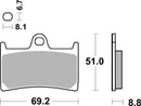 Yamaha Tracer 9 [BREMBO] - Competition Carbon Keramik Bremsbeläge - 07YA23RC