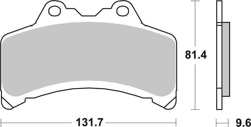 Yamaha Gts [BREMBO] - Street Carbon Ceramic Brake Pads - 07YA3108