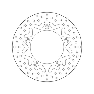 Kymco Ak 550 Premium [BREMBO] - Series Oro rigid brake disc - 68B40794