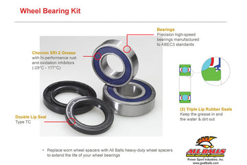Honda St 1300 [ALL BALLS] - Radlagerkit hinten für ST1300