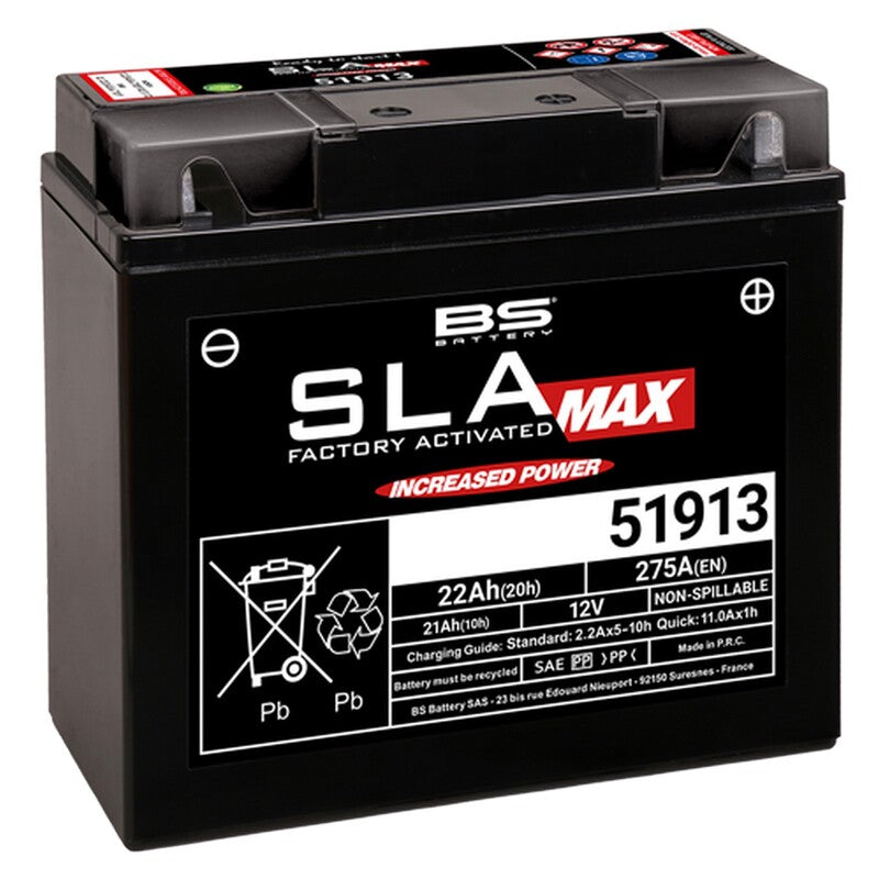 Bmw K 1100 [BS BATTERY] - SLA Max Maintenance Free Battery Factory Activated - 51913
