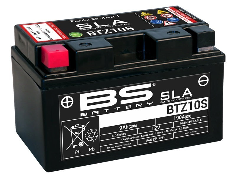 Husqvarna 701 Supermoto [BS BATTERY] - SLA Maintenance Free Battery Factory Activated - BTZ10S