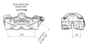 Ktm Super Duke 1290 [BREMBO] - M50 front left brake caliper titanium Ø30mm