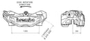 Hypermotard 939 [BREMBO] - M4 brake caliper front left gold Ø32mm