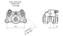 Ducati Hyperstrada 821 [BREMBO] - Rear brake caliper Ø34mm titanium-2