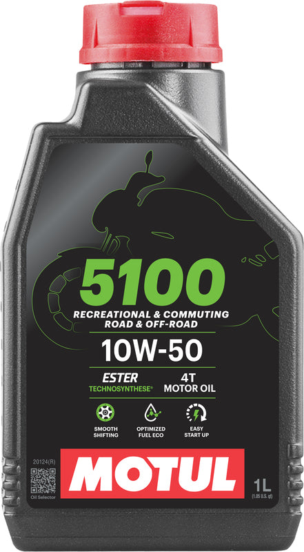 Huile de moteur 10W50 pour les motos à 4 coups 1L [motul]