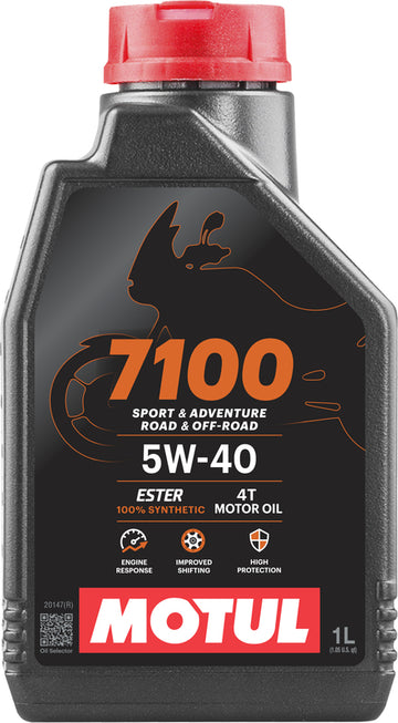 Huile de moteur 5W40 4T 1L pour les motos [motul]