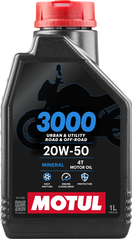 Motorenöl 20W50 4T 1L für Motorräder [MOTUL]