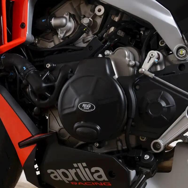 Aprilia TUAREG 660 RALLY [2025] - Protecteur de couvercle de carter moteur gauche Race Series (Lima) - Noir