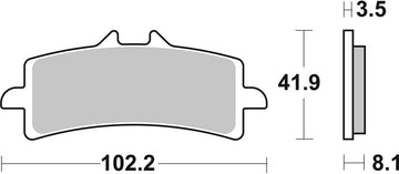 Ktm 1290 Super Duke R [BREMBO] - Brake pads TYPE 07BB37 SR Sinter - Sport
