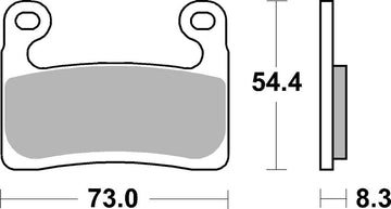 Bmw S 1000 [BREMBO] - Racing carbon ceramic brake pads - 07GR90RC