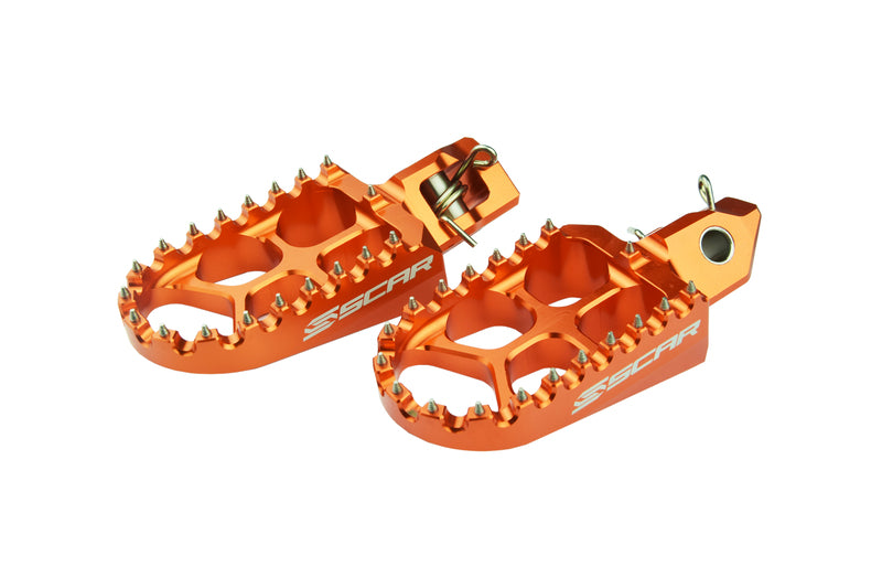 Ktm Sx 250 [SCAR] - Repose pieds Evolution orange