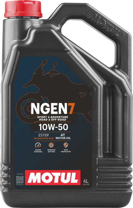 Huile de moteur 10W-50 4T 4L pour les motos [motul]