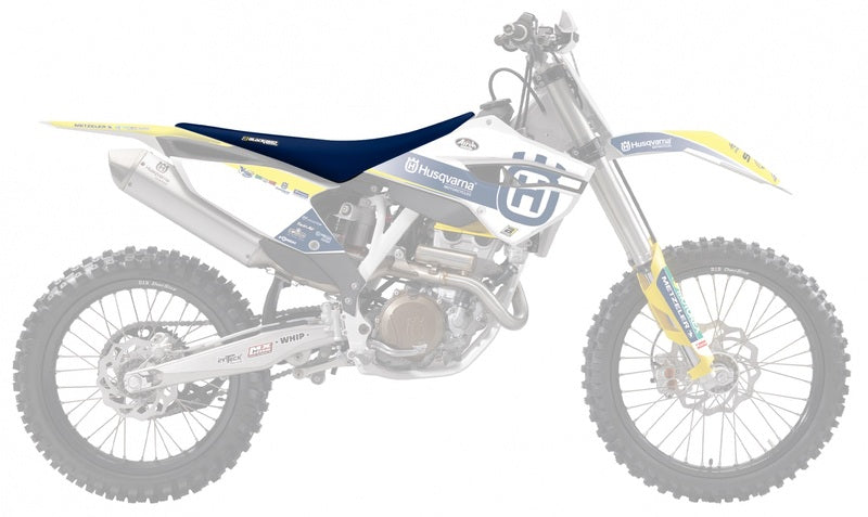 Husqvarna Te 125 [BLACKBIRD] - Replica Trophy 2022 Husqvarna seat cover