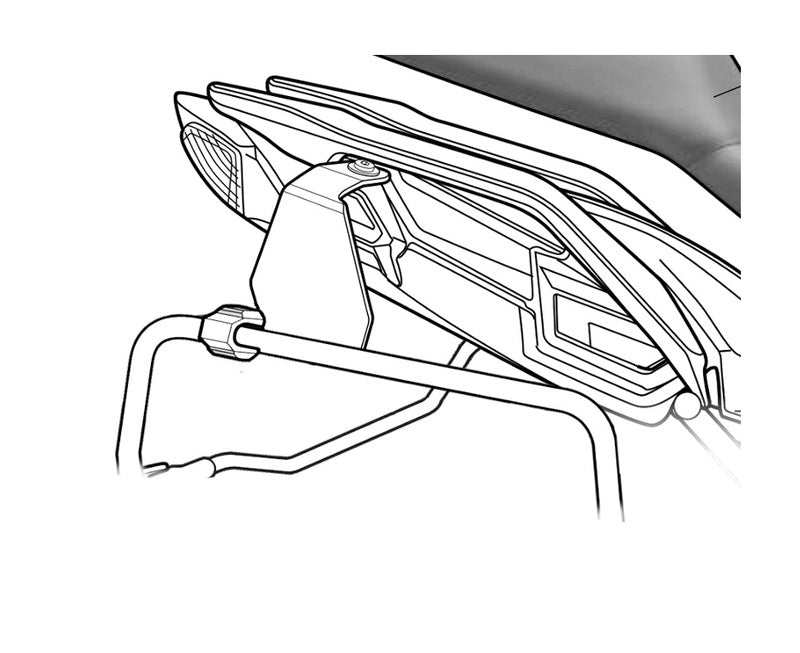 Kawasaki Versys 650 [SHAD] - Kit de montage 4P