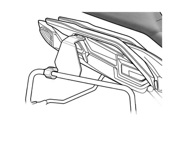 Kawasaki Versys 650 [SHAD] - Kit de montage 4P