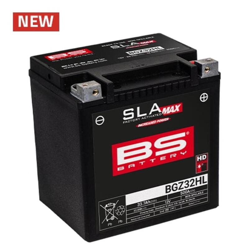 Harley-Davidson Ultra Limited [BS BATTERY] - SLA Wartungsfreie Batterie Werkseitig aktiviert - BGZ32HL