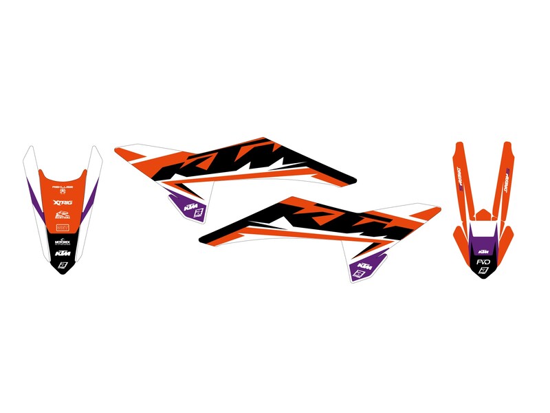 Ktm Sx 250 [BLACKBIRD] - Kit déco Dream Graphic 5