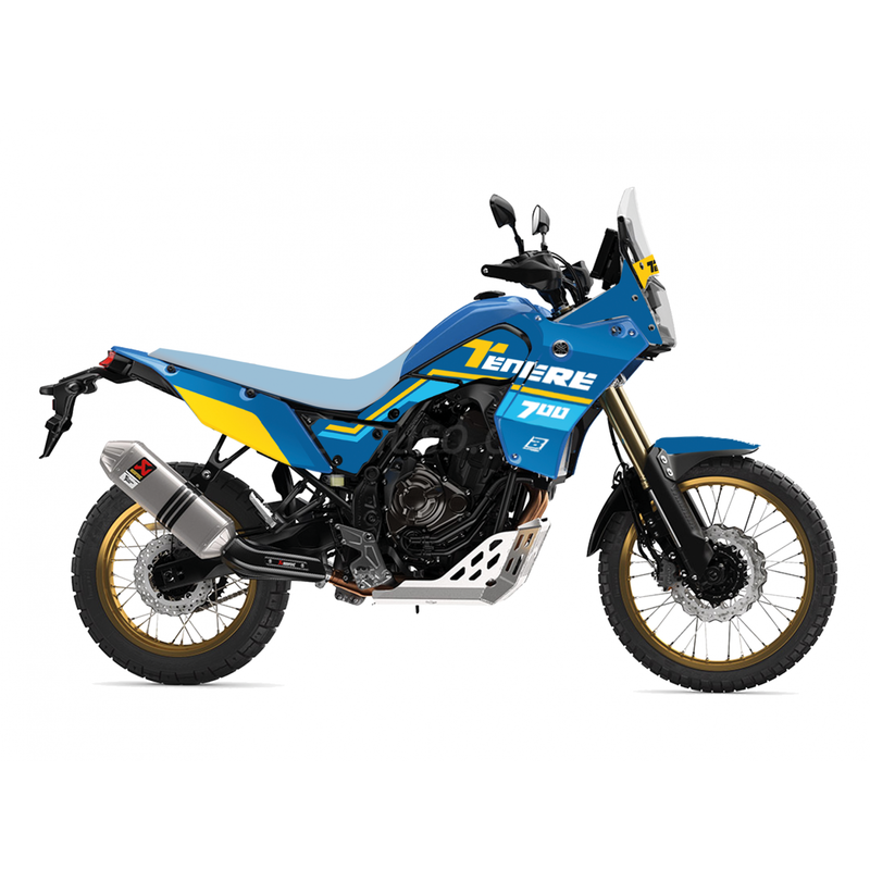 Yamaha Tenere 700 [BLACKBIRD] - Rally Ride Grafik-Kit – Blau