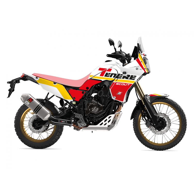 Yamaha Ténéré 700 Rally [BLACKBIRD] - Kit graphique Rally Ride - Rouge