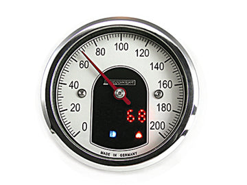 Motoscope de tacho analogue minuscule, poli pour les motos [Motogadget]