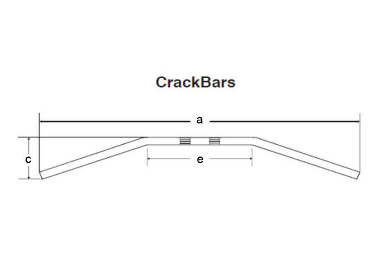 Yamaha Xvs 1100 Drag Star [FEHLING] - Crack bar, 850 mm black