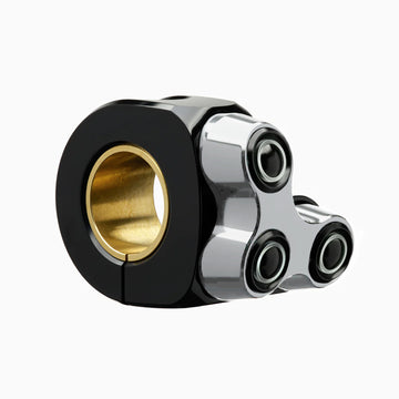LED Tasterarmatur mo.switch basic, 3 Taster, Silber, Links [MOTOGADGET]