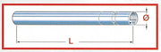 Default Title Aprilia Sl 750 Shiver [TNK] - Tube de support de fourche - 43 x 570 mm