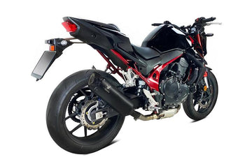 Honda Cb 750 Boldor [IXRACE] - Desert stainless steel muffler for Honda CB 750 HORNET, 23- (RH12) - 0