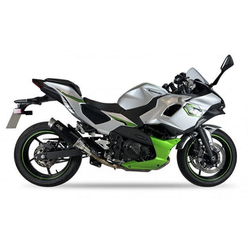 Kawasaki Z 500 [IXIL] - Silencieux Slip-On RC3B Acier Inoxydable Noir