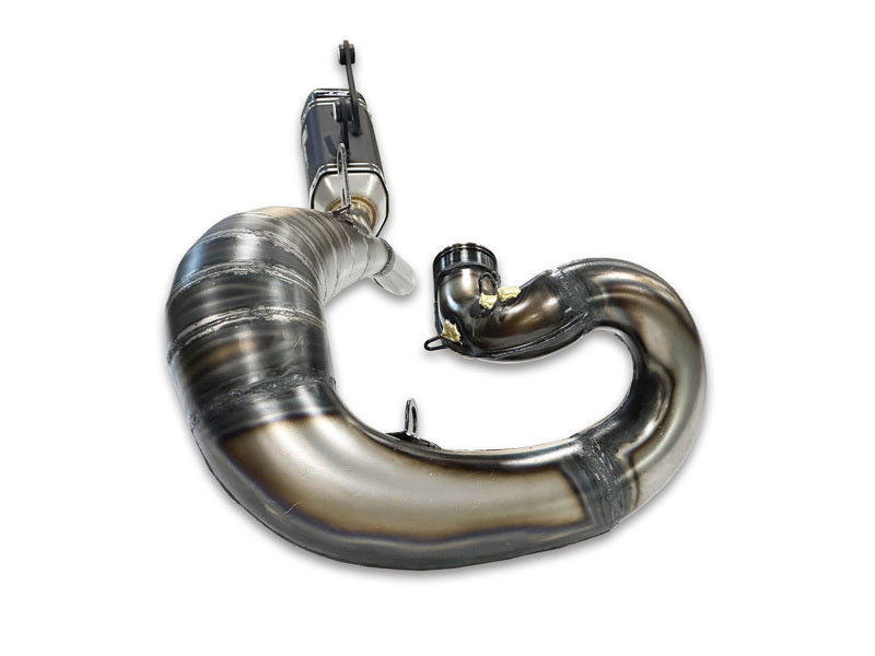 Ktm Sx 250 [FRESCO] - Complete exhaust system - Carby muffler black aluminum