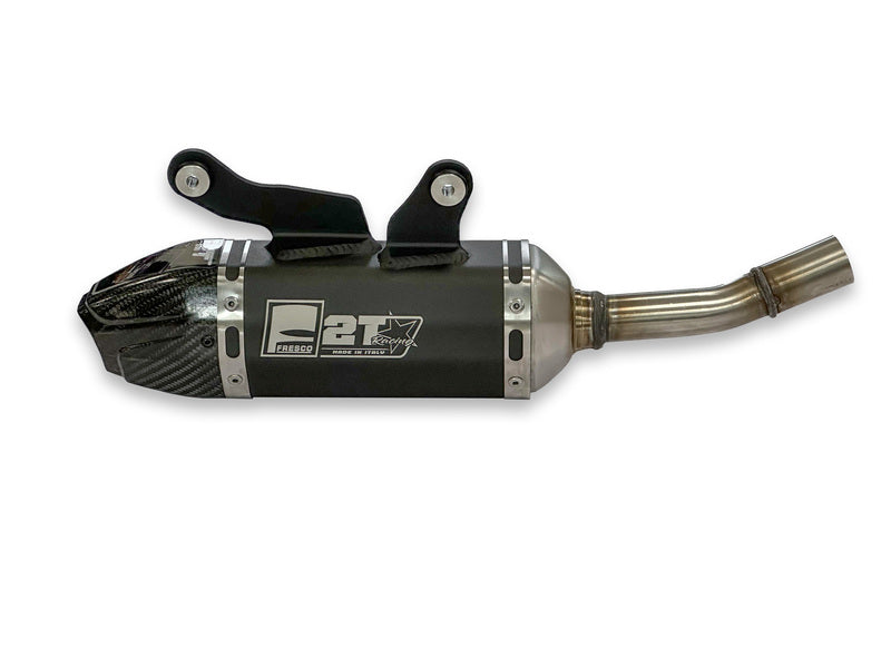 Ktm Sx 250 [FRESCO] - Carby silencer black aluminum/carbon end cap
