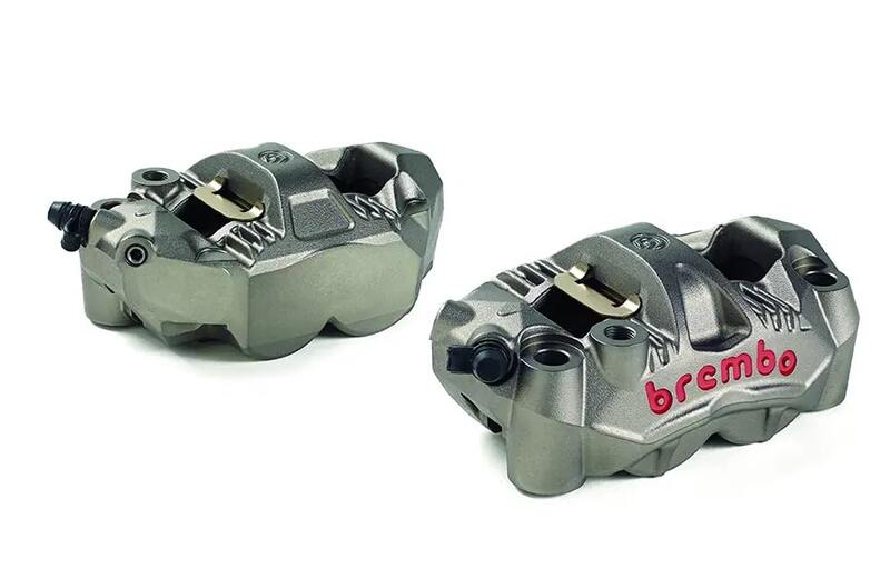 Kawasaki Zzr 1400 [BREMBO RACING] - GP4-RS Pair of front radial brake calipers 4 pistons Ø3mm