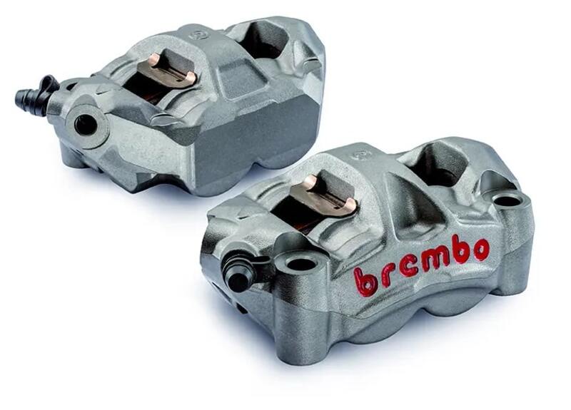 Ktm Super Duke 1290 [BREMBO RACING] - M5 pair of front radial brake calipers 4 pistons Ø3mm