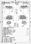 Ktm Super Duke 1290 [BREMBO RACING] - M5 pair of front radial brake calipers 4 pistons Ø3mm