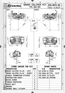 Ducati Hypermotard 939 [BREMBO RACING] - UPGRADE GP4-RB 4-piston brake calipers (pair) front, Ø 30/34 mm-4