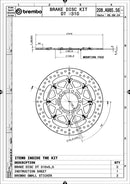 Triumph Street Triple 765 [BREMBO RACING] - UPGRADE T-Drive round floating brake disc