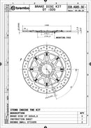 Ducati Monster 821 [BREMBO RACING] - UPGRADE T-Drive schwimmende Bremsscheibe – 208A98536-2