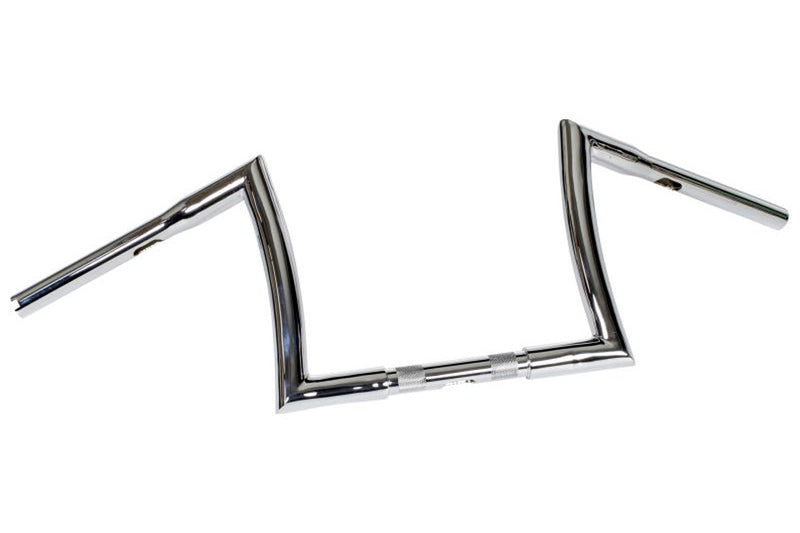 Yamaha Xvs 1100 Drag Star [HIGHWAY HAWK] - Bad Ape 1 inch handlebar with 3 holes, 800mm wide 220mm high, chrome