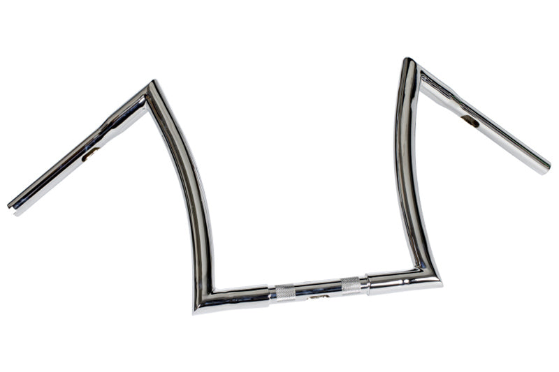 Harley Davidson Flst [HIGHWAY HAWK] - Bad Ape 1 inch handlebar with 3 holes, 800mm wide 360mm high, chrome